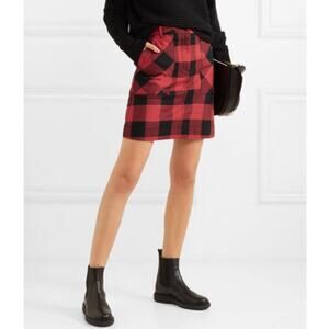 Women's Tomas Maier Plaid Skirt with Pockets Size 10